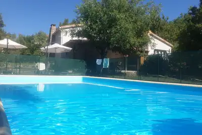 Image de large family house with swimming pool in the heart of the Gorges de l'Ardèche