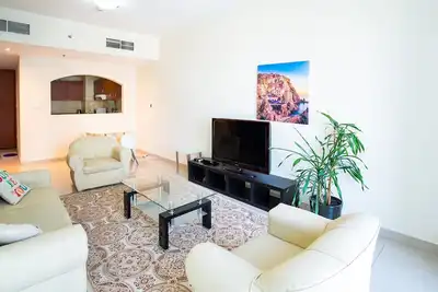 Image de 1-Bhk w/ Pool & Gym | Near to Beach & Marina Mall