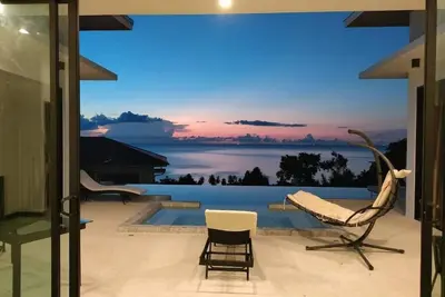 The  Mirror of the Sea is a luxury and stylish 3br seaview villa Haad Yao