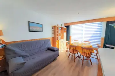 Image de Studio cabine 6 pers à Piau-Engaly avec balcon et vue sur pistes