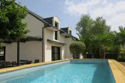 Image de Magnifique maison de vacances privée avec Wifi, piscine privée, Tv, terrasse et parking