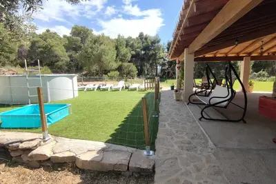Image de tranquility and absolute privacy in the middle of nature