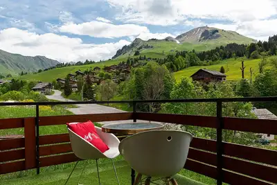 Image de Bel appartement proches pistes et vue montagne