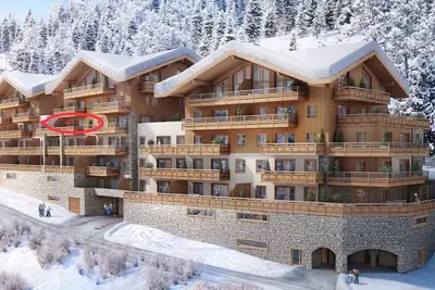 Image de Bel appartement dans une résidence neuve, à 2 pas des pistes. <br>Vue d’exception <br>
