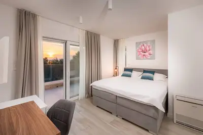 Image de Appartement d'une chambre avec la terrasse Promajna, Makarska (A-19144-b)