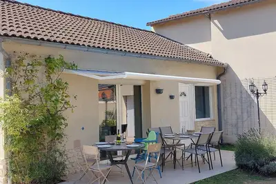 Image de Maison de famille avec jardin clos en forêt à 900 m de la plage