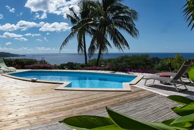 Image de Villa 4*, 4 chambres, piscine privée, superbe vue mer, accès mer à pied en 10min