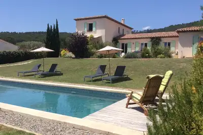 Image de Villa with heated pool and stunning views in Salernes, Provence near Cotignac