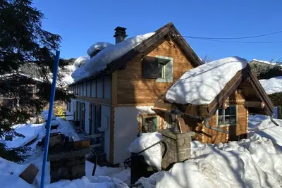 Image de Grand chalet familial à Megève 6 chambres, 14 couchages, charme, près des pistes