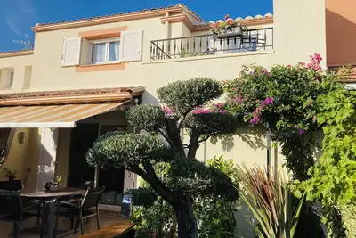 Superbe Villa 80 m2 en Duplex, 6 pers, 3 ch, 2 sdb + garage et jardin