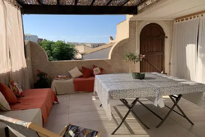 Image de Cap d'Agde Rochelongue 3 chambres, climatisé 2 terrasses cuisine d'été