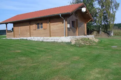 Image de Wooden house with pool and sauna