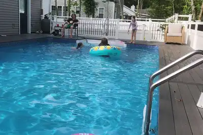 Bright beach house w/ Private Pool on Trolley loop