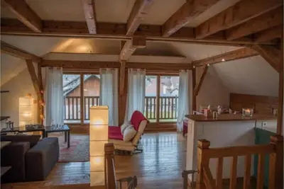 Image de Stunning lake\/mountain view duplex w private beach