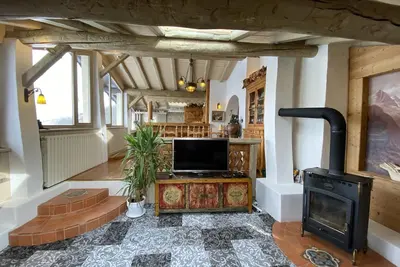 Image de Chalet 8 personnes de 160m2 avec vue sur le Mont Blanc