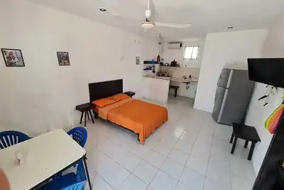 Loft style apartment north of Merida with Wifi Smartv a/c