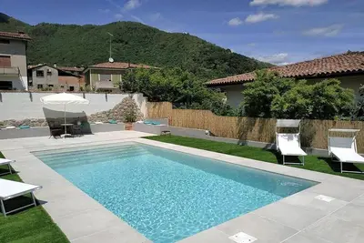 Image de Villa Marsica F: A modern and graceful studio apartment immersed in a splendid landscape, in the heart of a wonderful little town, with Free Wi-Fi.