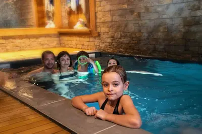 Image de Gîte 5* piscine intérieure, sauna, à 20 mins des pistes de ski, à 300 m d’un Lac
