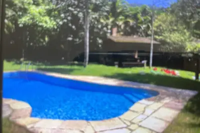 Image de House on exclusive beach with pool and barbecue area