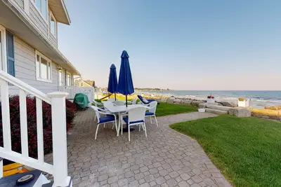 Oceanfront Stunner w/ Kayaks, Beach Gear, Fireplace, Amazing Water Views & Pond