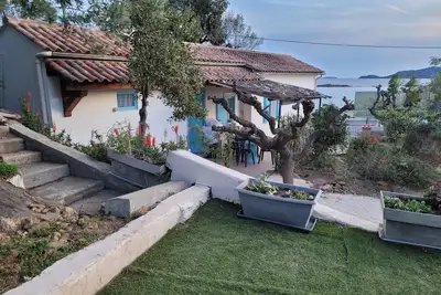 Image de Maisonette de plein pieds+Jardin privatif cloturé vue face à la Mer 1 ere ligne