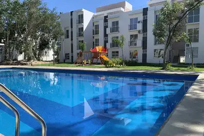 Image de Departamento con 2 habitaciones con vista a la piscina by Eita