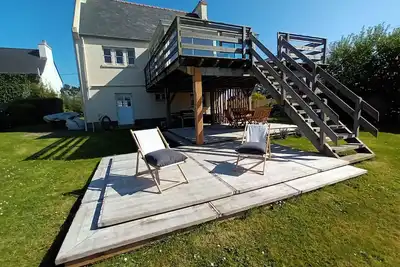 Image de Maison de vacances, vue dégagée mer et campagne