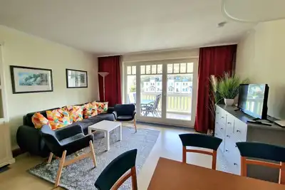 Image de Komfort Ferienwohnung mit 1 Schlafzimmer und Balkon im Obergeschoss