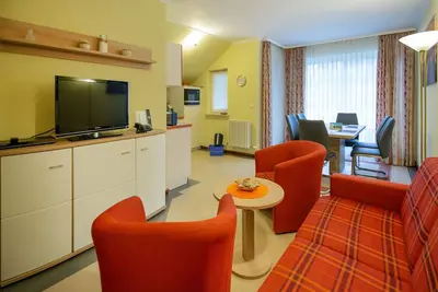 Image de Komfortplus Ferienwohnung mit 2 Schlafzimmern und Balkon im Dachgeschoss