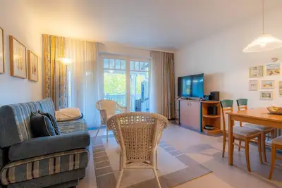 Image de Komfort Ferienwohnung mit 1 Schlafzimmer und Balkon im Obergeschoss
