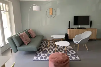 Image de Comfort apartment with 1 bedroom and balcony on the upper floor