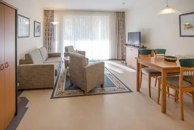 Image de Komfort Ferienwohnung mit 1 Schlafzimmer und Terrasse im Erdgeschoss