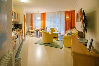 Image de Comfort apartment with 1 bedroom and balcony on the upper floor