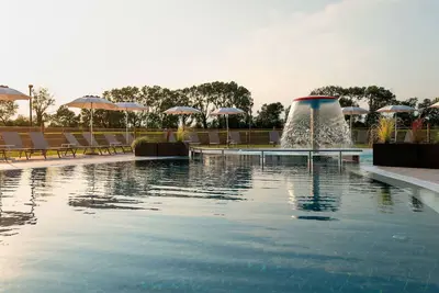 Image de Appartement dans une maison de vacances avec climatisation, Wifi, piscine, Tv, terrasse, parking