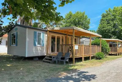 Image de Greenchalets Mobil-homes argeles sur mer avec trois chambres