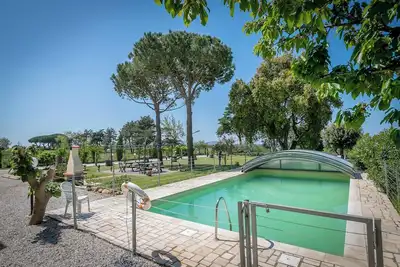 Image de Appartamento Casa Rurale Capraia' avec vue sur la mer, Wi-Fi, piscine et jardin