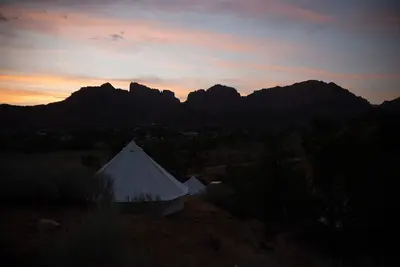 Image de Luxury Double Queen Tent at Zion View Camping