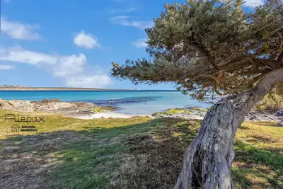 Image de Plage de Stintino la Pelosa, Villa avec plage sous la maison pour 12 personnes