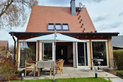 Fantastic vacation home in the Spreewald with log sauna directly on the river