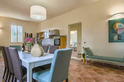 Image de Maison de vacances privée avec climatisation, piscine privée, Wifi, Tv, patio, vue panoramique
