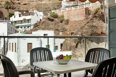 Image de Villa Mogan Playa Wilhem avec vue sur mer, jardin et Wi-Fi. Animaux admis