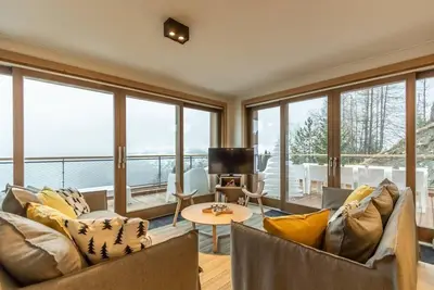 Image de À 50m des pistes de ski, 1er étage, vue vallée, remise en forme, piscine, sauna, hammam, terrasse