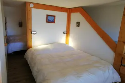 200m du centre station, 2ème étage, vue vallée, balcon, télévision, casier à ski, 30m², Les Arcs