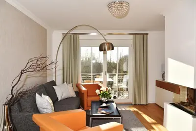 Image de Modern 3-room apartment directly behind the Baltic Sea dyke - Logierhaus Friedrich