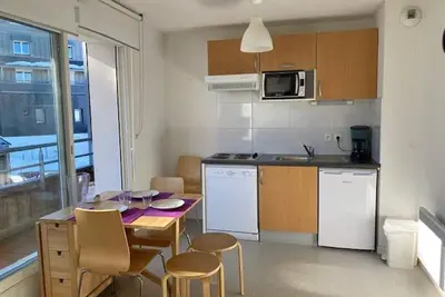 Image de Studio confortable pour 4 pers Ă Arette, kitchenette, parking, casier Ă skis