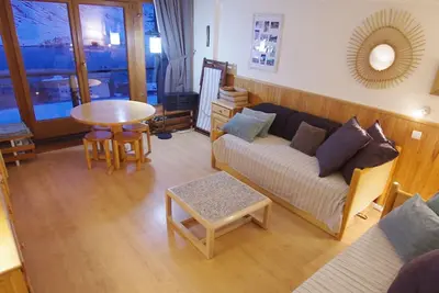 Image de Appartement 2 pièces 5 personnes, balcon vue lac, à Tignes