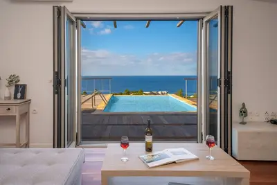 Newly built |  Saltwater Pool   |   Best sunsets in Northern Kefalonia