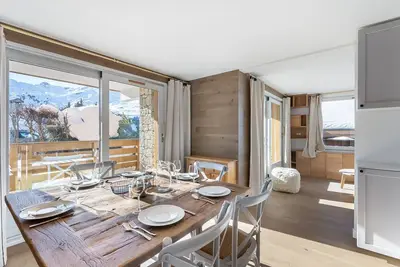 Image de Appartement Cozy Pied des Pistes avec Terrasse – Méribel, les 3 Vallées