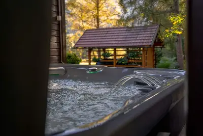 Image de A place where you can relax in hot tub and enjoy the beautiful natur