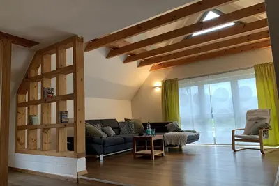 Varus vacation apartment in the Kalkriese recreation area surrounded by meadows and forests